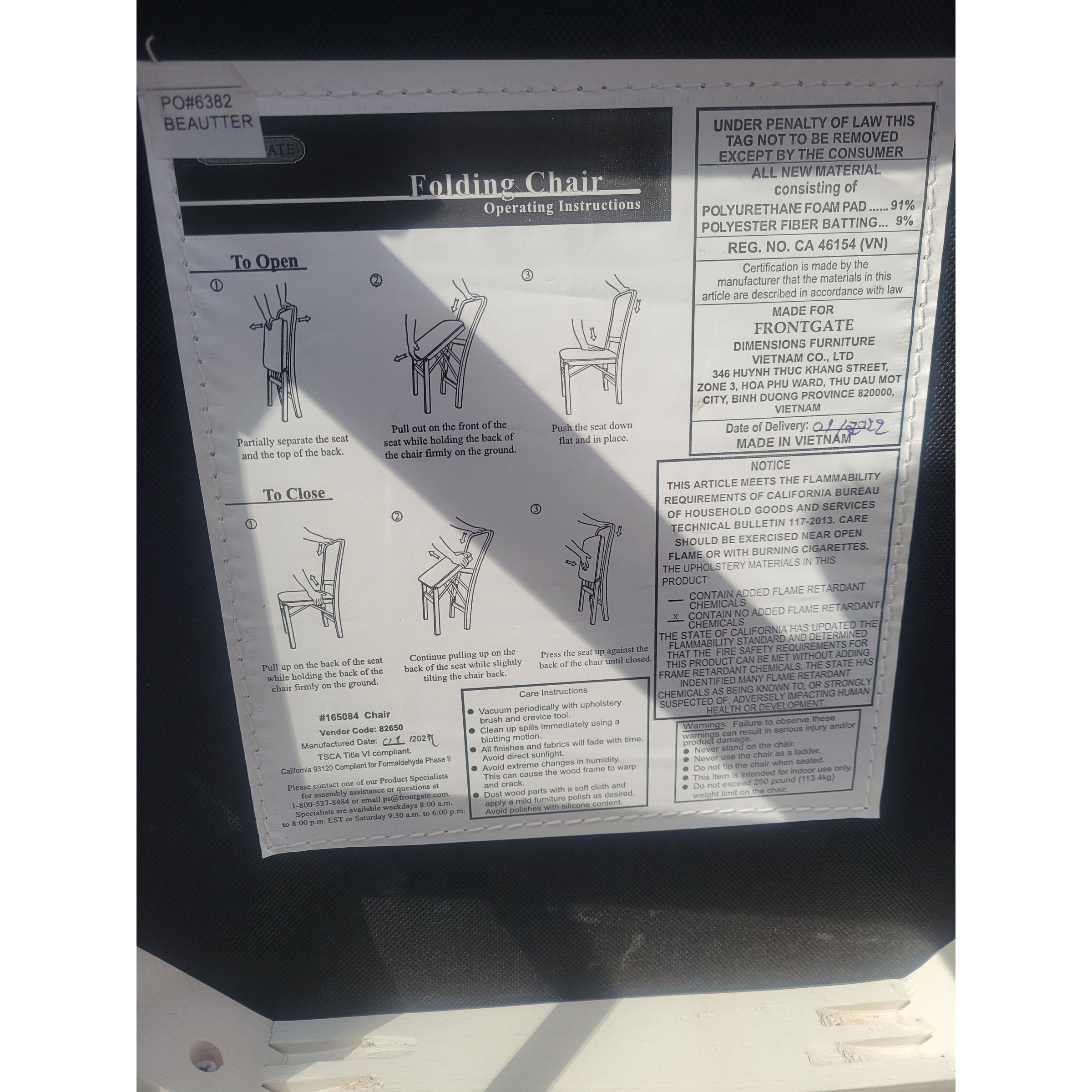 SET of 4 Blonde Wood Lattice Folding Chairs