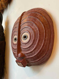 Baluba Red African Mask