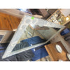 Gray Stone Finish Full Length Hanging Mirror - AS IS