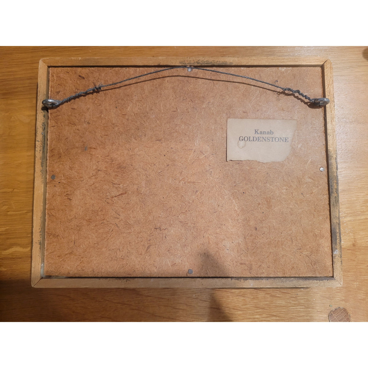Kanab Goldenstone Sandstone Art in Frame