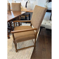Set of 8 Model #2881 Rembrandt Dining Chairs by Artistic Frame in Pierre Frey Fa