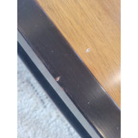 6-ft Rosewood & Oak Two-Tier Coffee Table by Edward Wormley for Dunbar - colletteconsignment.com