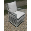 Malibu Square Wicker Chair in White