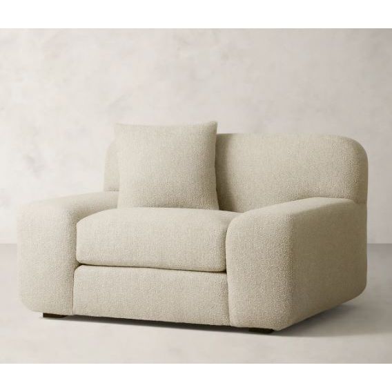 6J8NJTHT - Stinson Montecito Chair and a Half in Bisque Linen