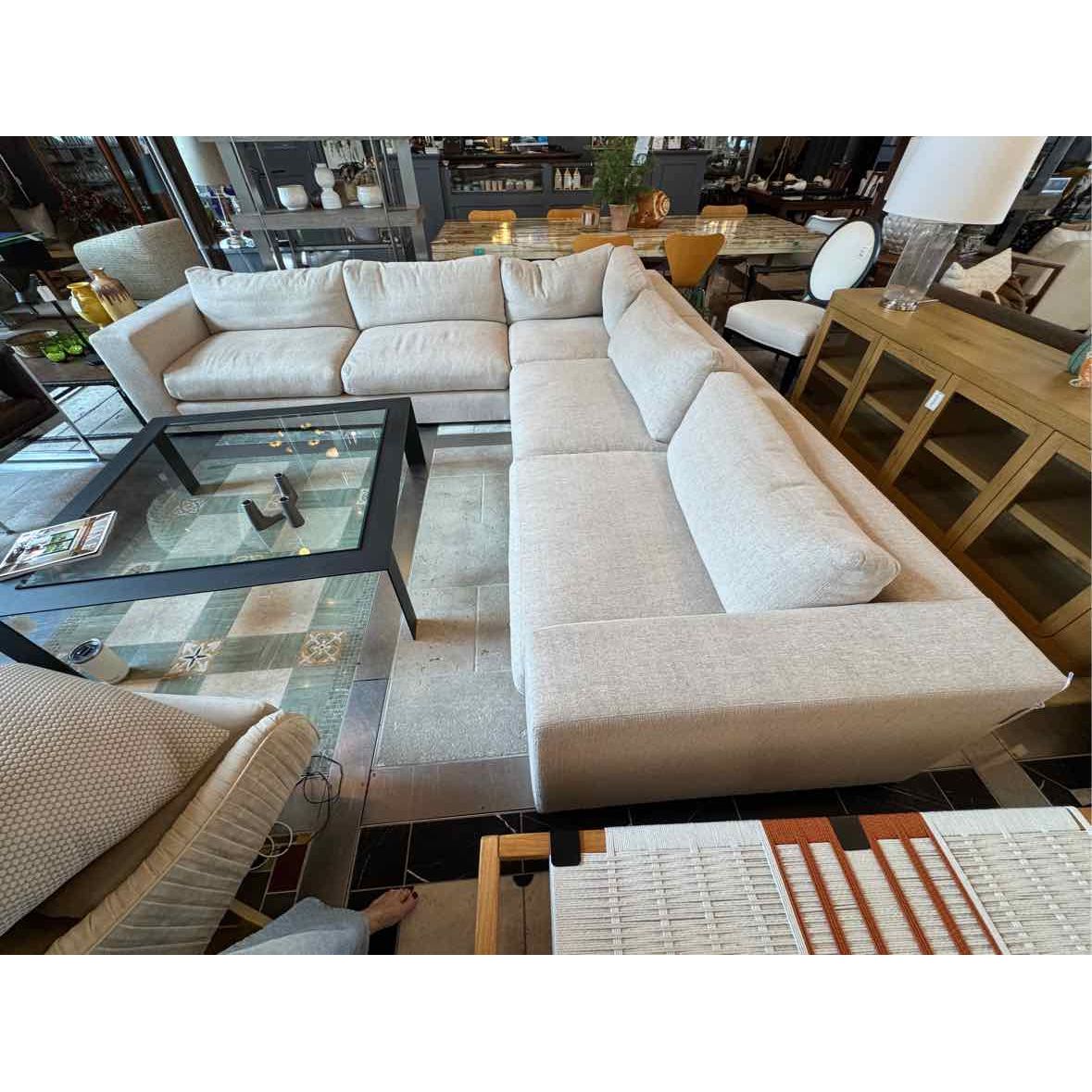 11-ft 'Lazy Point' Performance Fabric Sectional by Homenature - AS IS