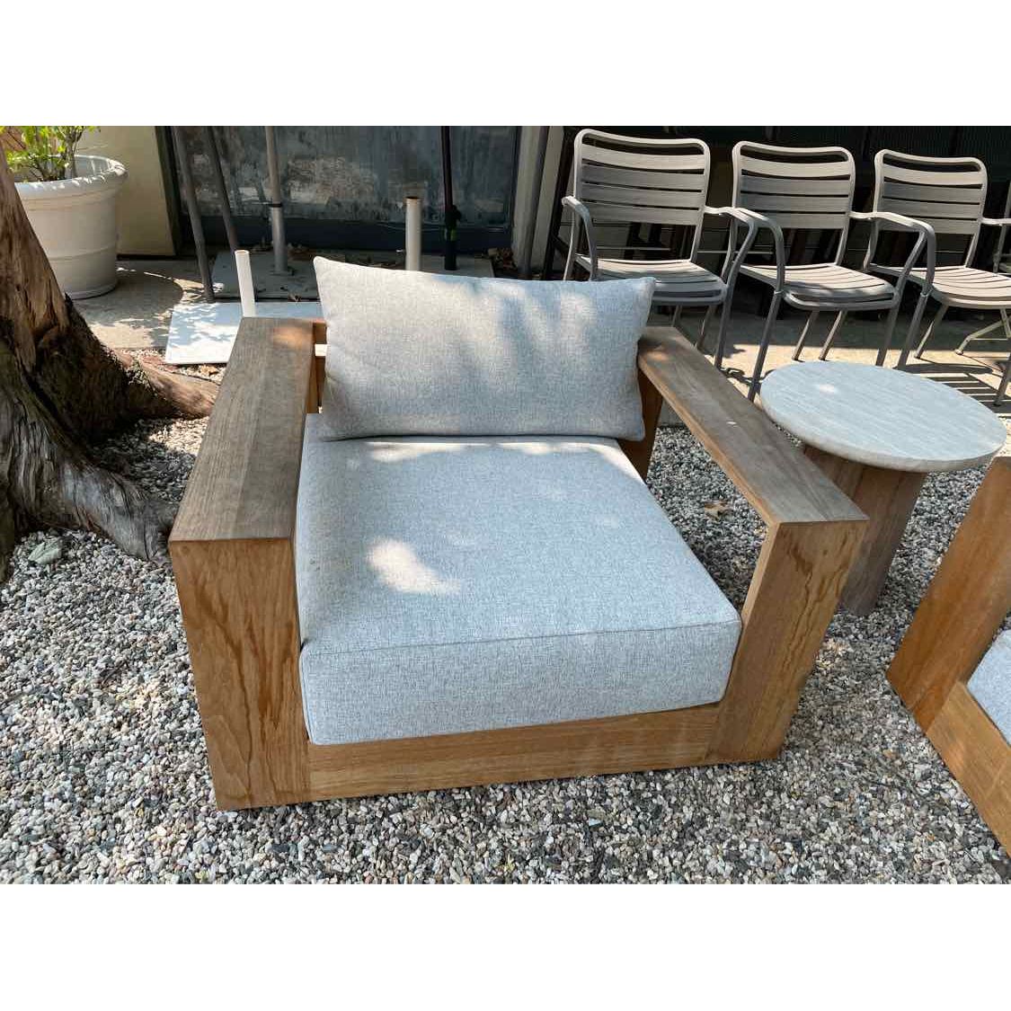PAIR of Hayman Teak Lounge Chairs by Harbour