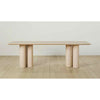 Custom Bleached-Washed Ash Dining Table 108"Wx40"Dx30"H AS IS