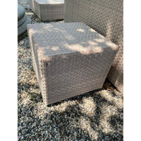 SET of Wicker 5-Pc Modular w/o Cushions, Coffee Table, & 2 Side Tables by Dedon