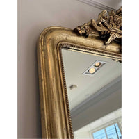 RH Louis Philippe Gold Gilt Floor Mirror