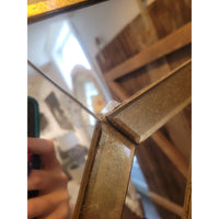 Octagonal Gold Leaf Eglomise Mirror by Mecox Gardens