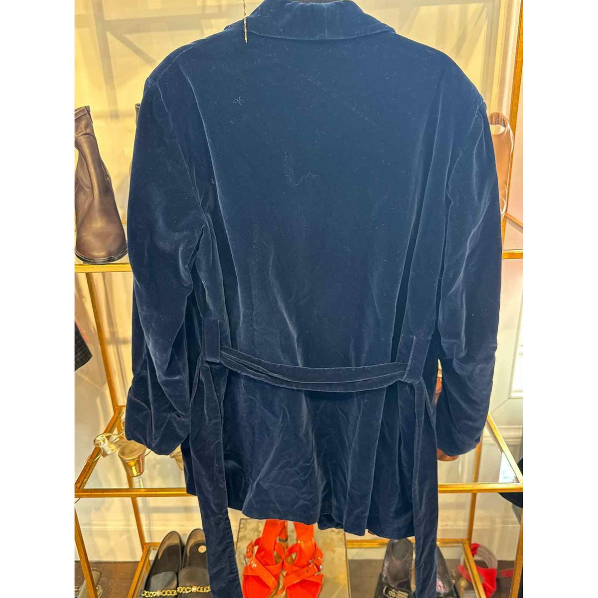 Men's Brook Brothers Navy Blue Blazer - colletteconsignment.com