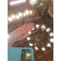 Jonathan Gold Finish Iron Console Table w/ Beveled Antiqued Mirror Top by Oly - colletteconsignment.com