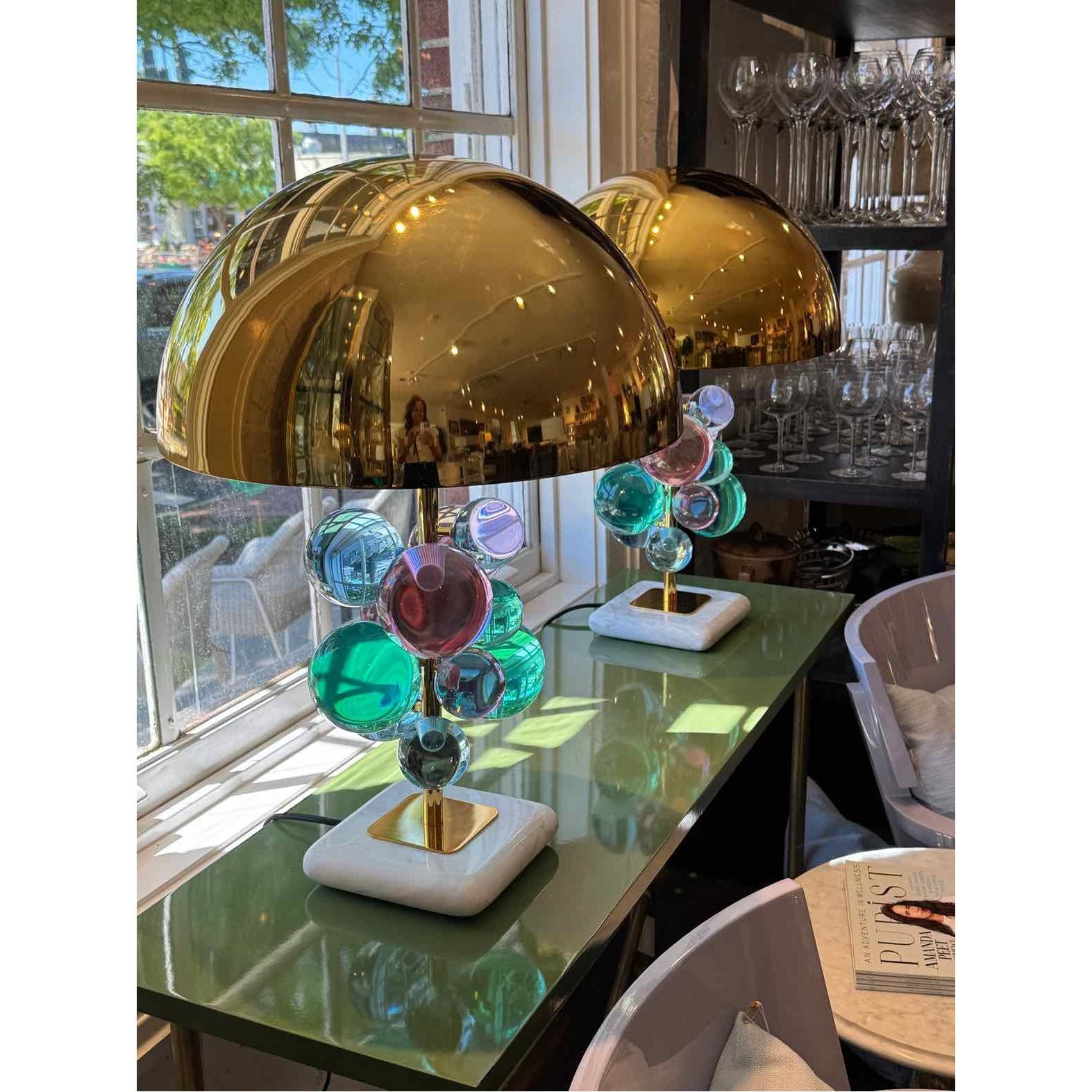 PAIR of Globo Table Lamps by Jonathan Adler (AS IS)