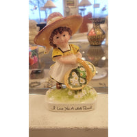 American Greetings Ceramic Girl Figurine