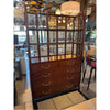 Custom Mahogany Bar Cabinet w/ Mirror Panels by D&A Binder