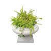 'Jacinth' Roman Style Reconstituted Stone Planter by Made Goods w/ Fern