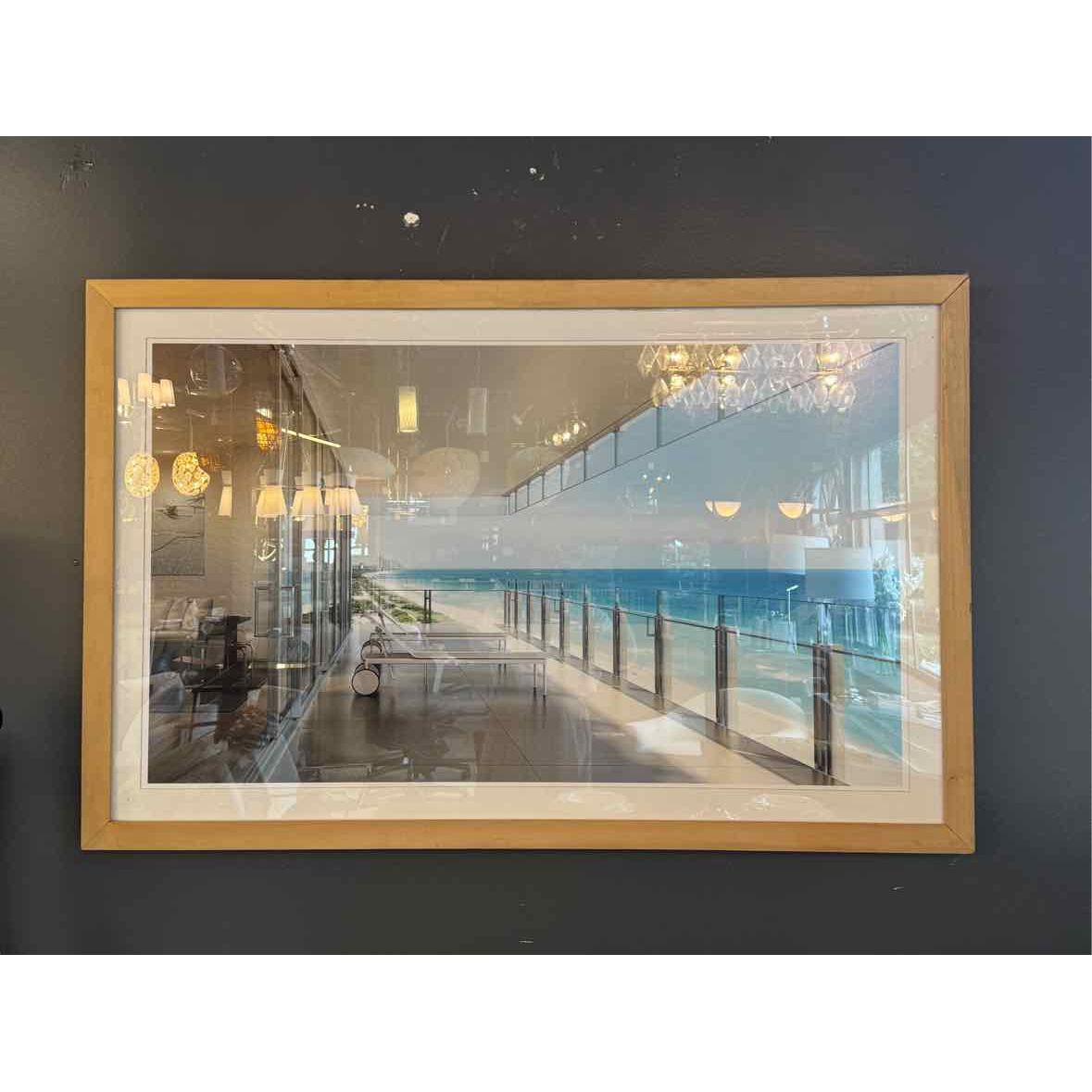 Florida Seascape Photograph in Wood Frame