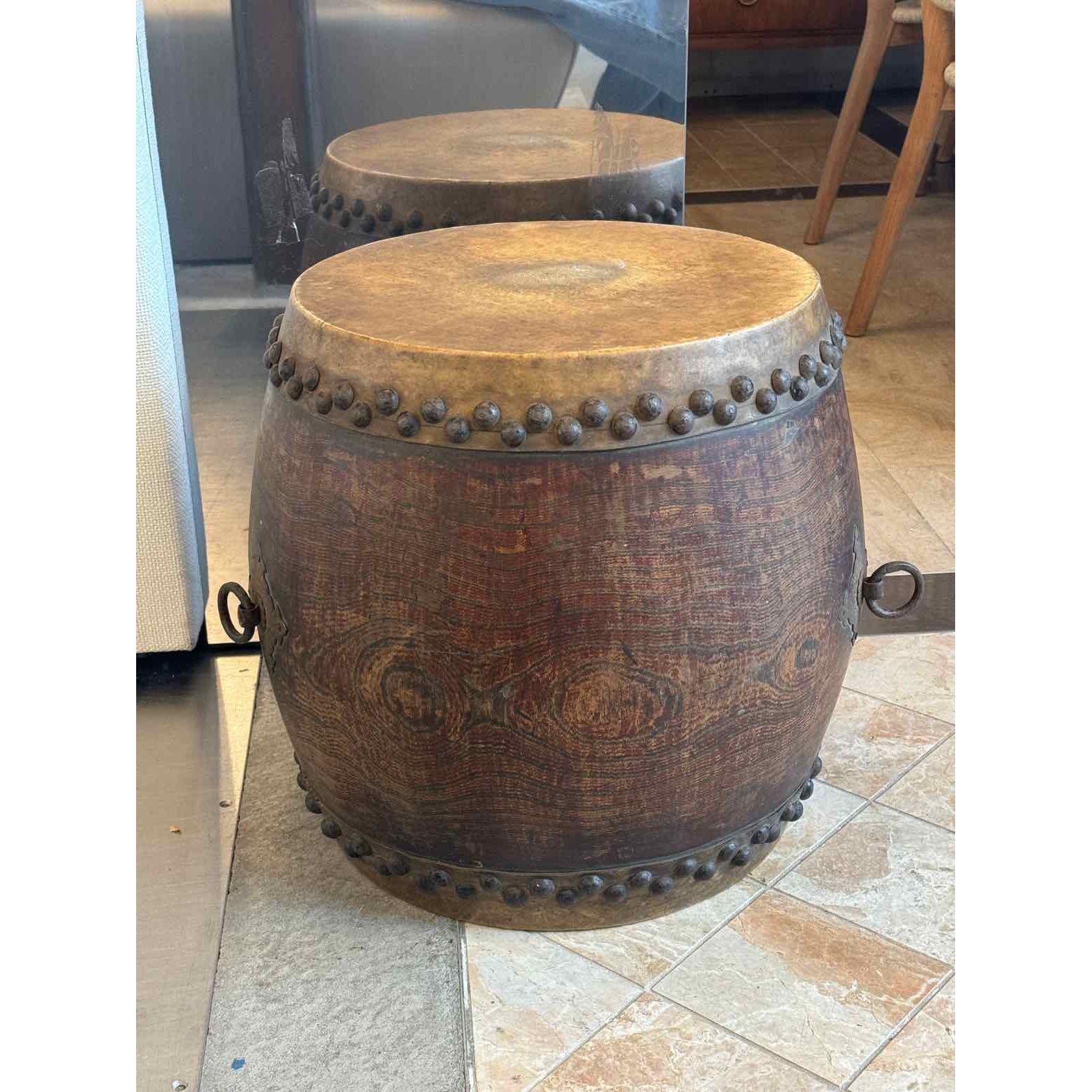 Antique Japanese Taiko Drum