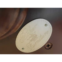 Octagonal Parquetry Side Table by Baker (As Is)