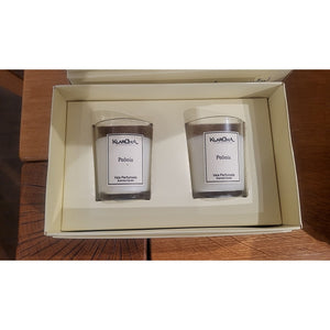 Pair of Peonia Candles by Klaroma