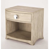 Bow Front 1-Drawer Side Table by Global Views