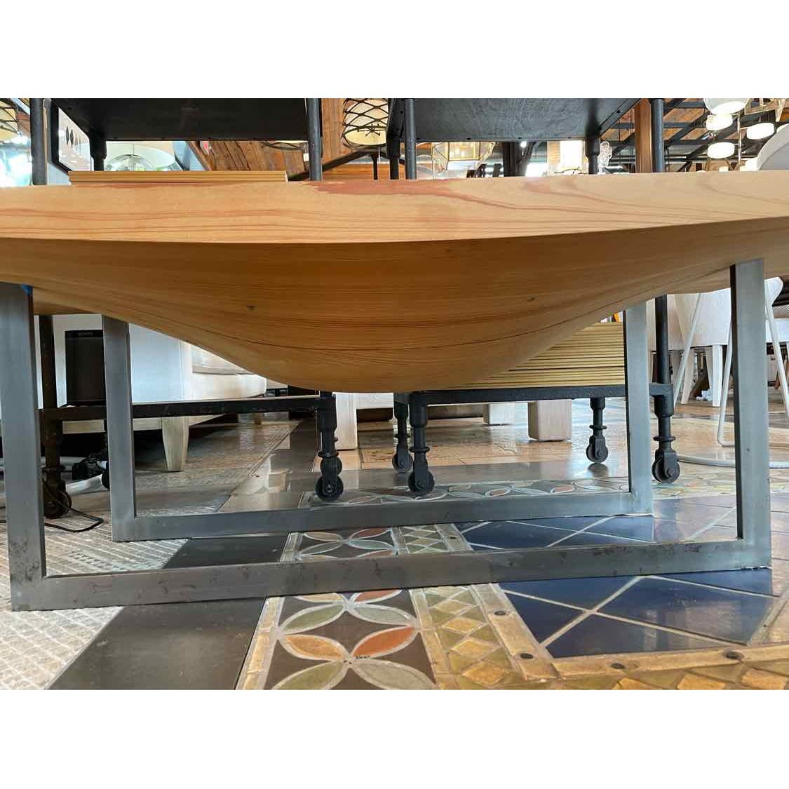 Organia Hardwood & Metal Coffee Table by Christian Dunbar