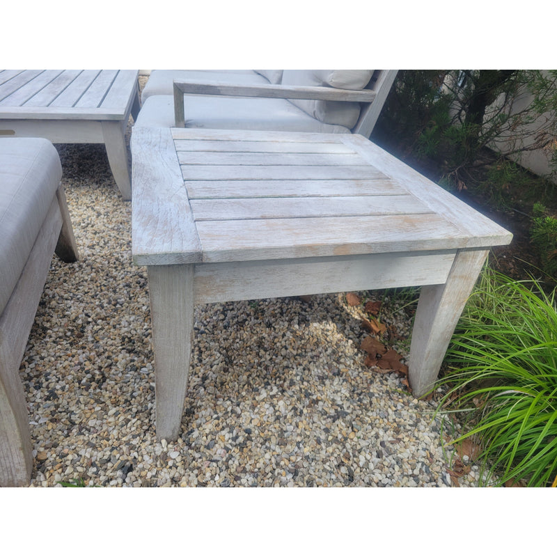 'Santa Barbara' Weathered Teak Square Table by RH
