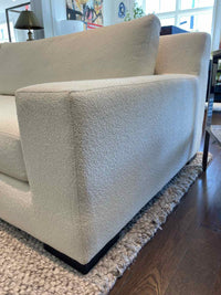 10' Modena Luxe Italian Boucle Track Arm Sofa w/ Down Fill by RH (AS IS)