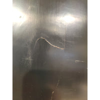 Black Wood Mirror w/ Brown Trim - AS IS