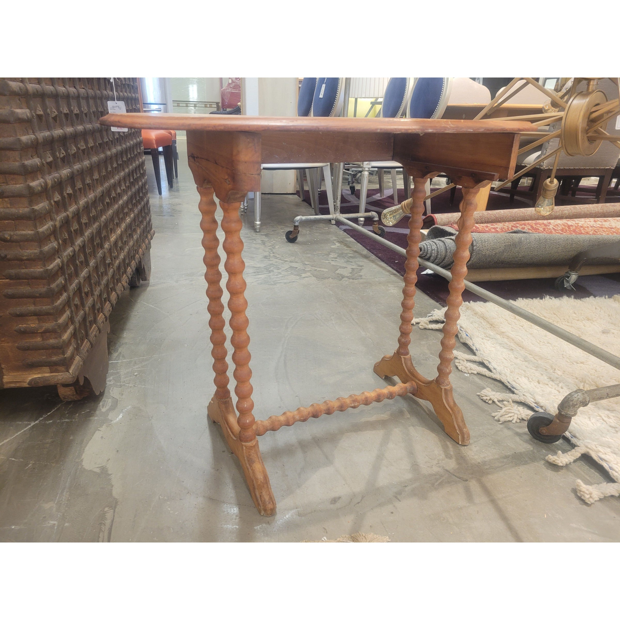 Split Wood Side Table (AS IS)