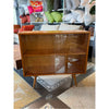 3-ft Mid-Century Maple Cabinet w/ Sliding Glass Doors by Paul McCobb