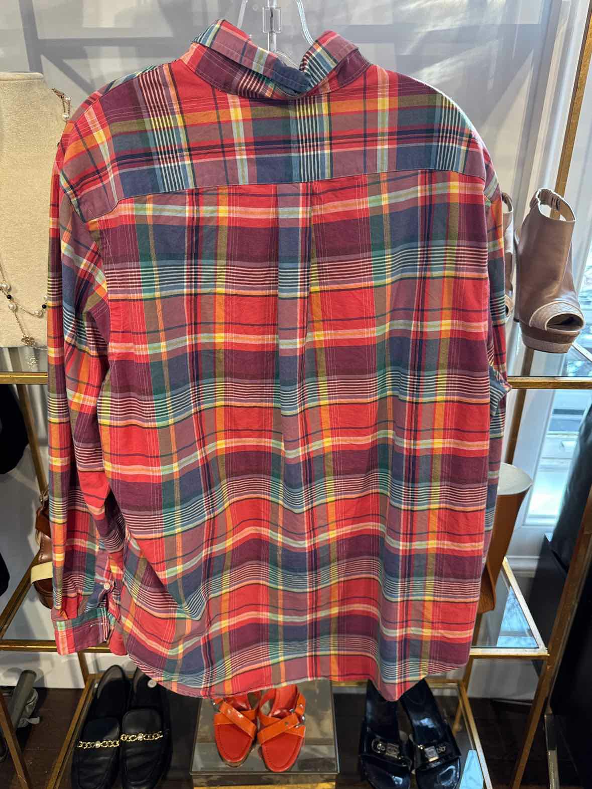 Men's Ralph Lauren Mens Size XL Pink/Multi Shirt