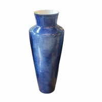 Large Blue Porcelain Vase by Jared Fitzgerald