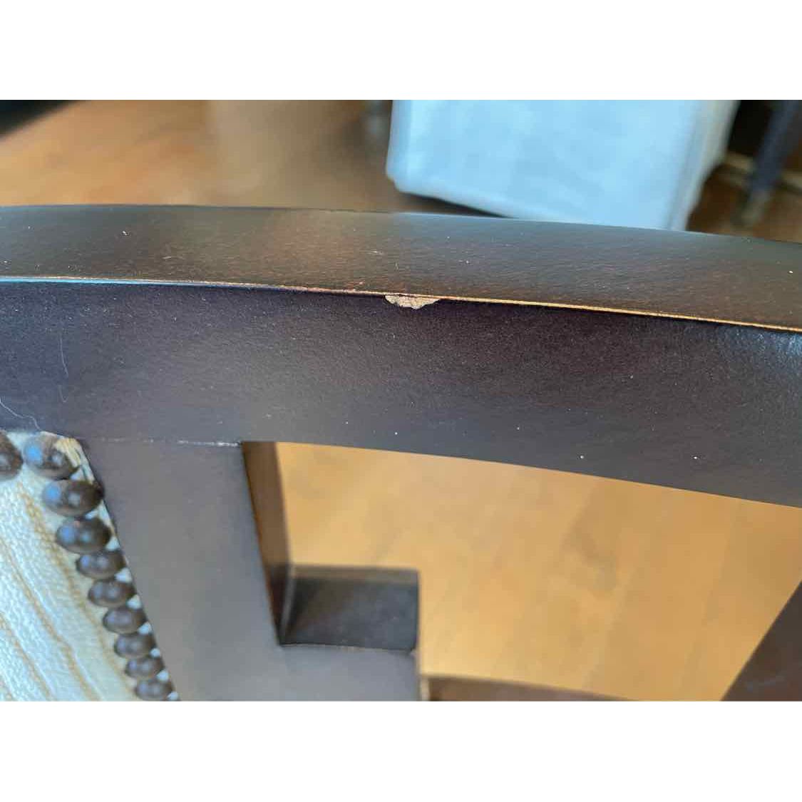 Leather Back Greek Key Lounge Chair by Thomas Pheasant for Baker (AS IS)