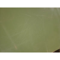 Custom KRB Brass Console Table w/ Green Lacquer Top by Lacquer Co. (AS IS)