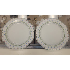 Pair of Studio Nova Painted Flower Plates