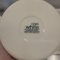SET of 4 White Ceramic Ramekins w/ Lids