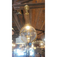 Brass Gracie Captured Globe Pendant by Chapman & Myers - colletteconsignment.com