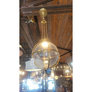 Brass Gracie Captured Globe Pendant by Chapman & Myers