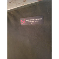 Florence Knoll Style Brown Leather & Chrome Bench by Mueller - AS IS