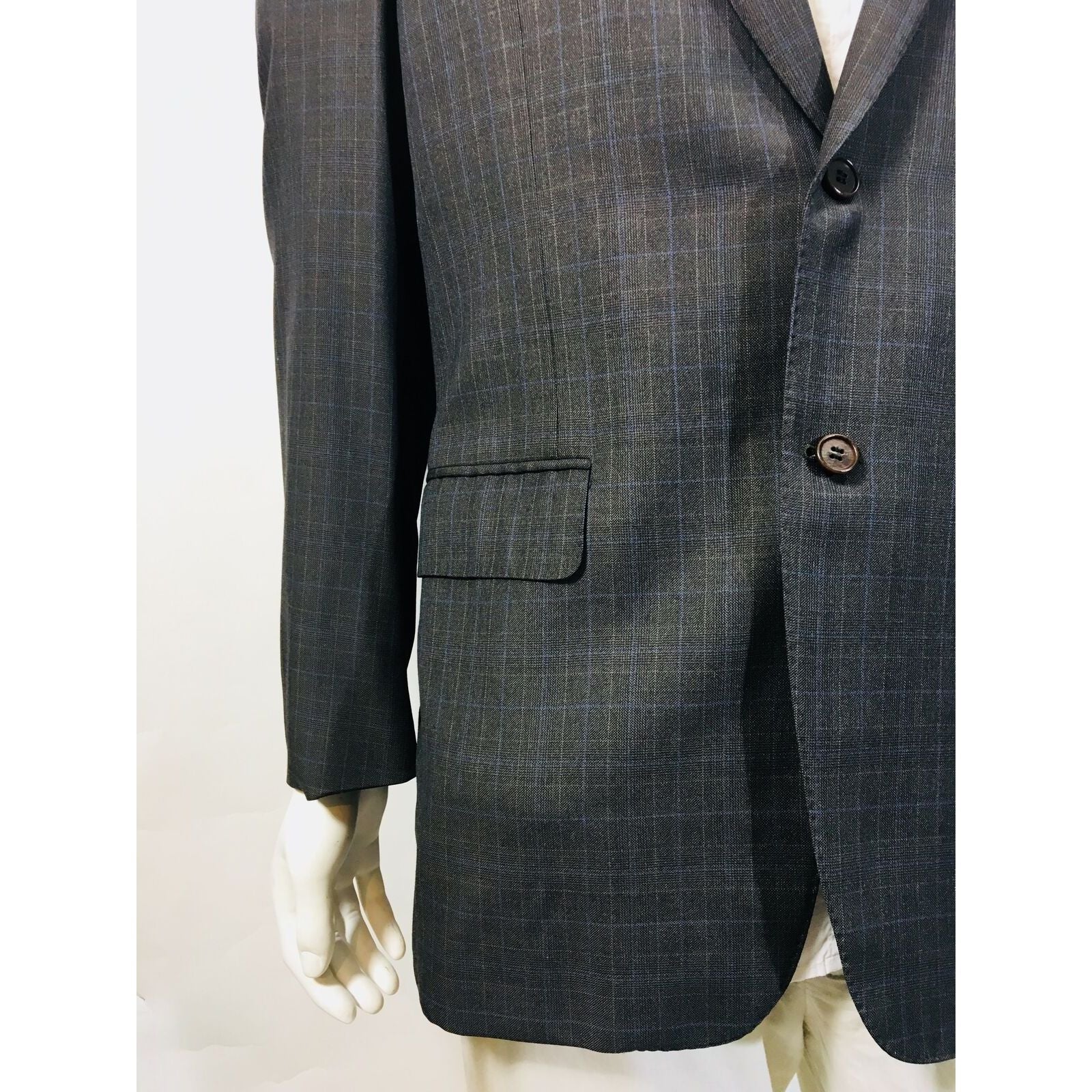 Canali Brown Size 50 Jacket - colletteconsignment.com