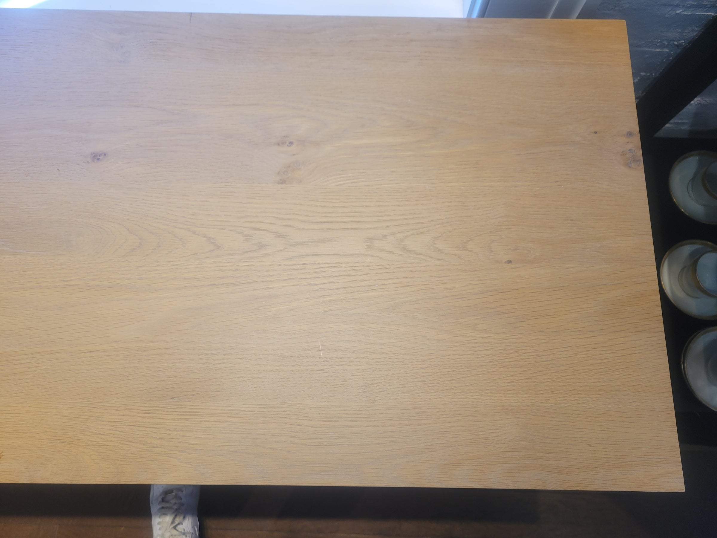 6-Drawer Natural Oak Dresser w/ Metal Pulls