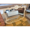 French Style White Wood Buffet Mirror by Shabby Chic