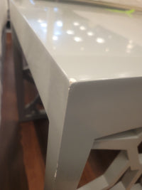 PAIR of Gray Lacquer Branch Out Side Tables by Vanguard (AS IS)