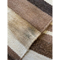 5' x 8' Brown & Beige Striped Rug (AS IS) #38