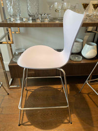 SET of 3 Lavender Counter Stools by Fritz Hansen