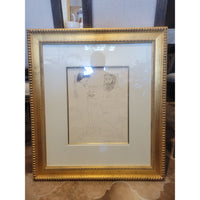 'Suite Vollard' by Picasso, L.E. Lithograph 157/300 in Gold Frame - colletteconsignment.com