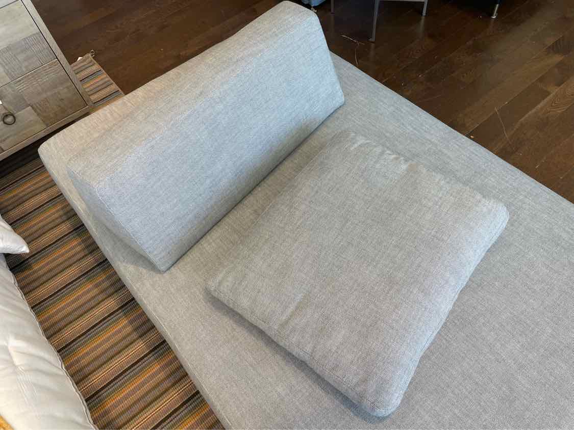 7' Domenico Blue Gray Linen Daybed by RH