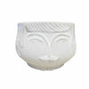 Glazed White Ceramic Gentleman Head Bowl