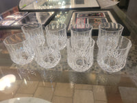 Set of 8 Rare Old Fashioned Tumblers by Cristal D'Arques Durand